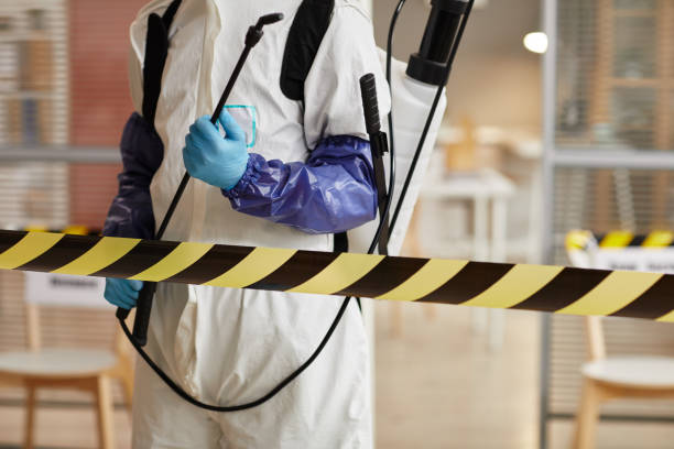 Professional Biohazard technician working in Cookstown, NJ